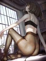 Pantyhose pictures with nice drawing girls