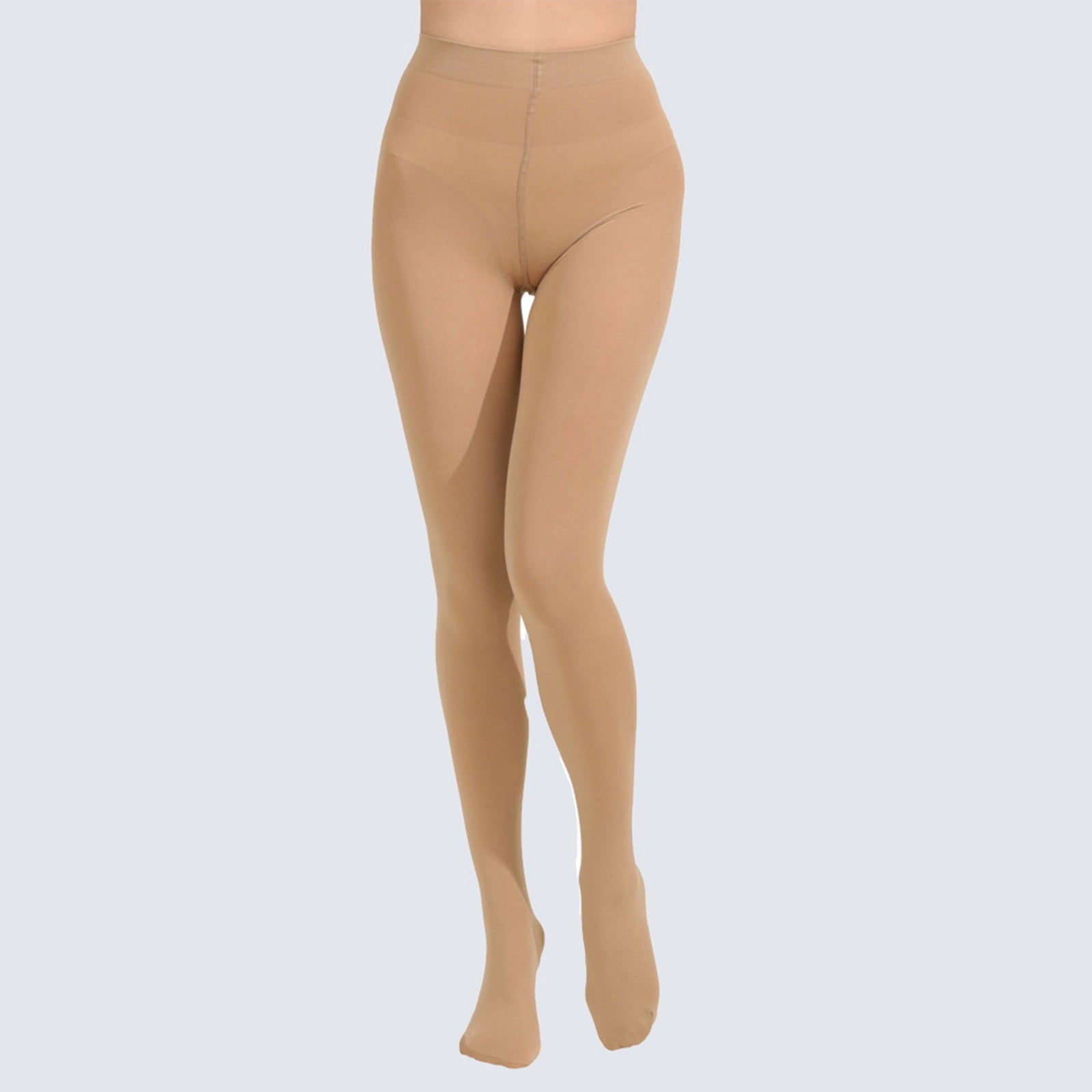 Dance Tights Women Skin Colored Opaque 80D Pantyhose High Waisted Tight for Women - Image 3