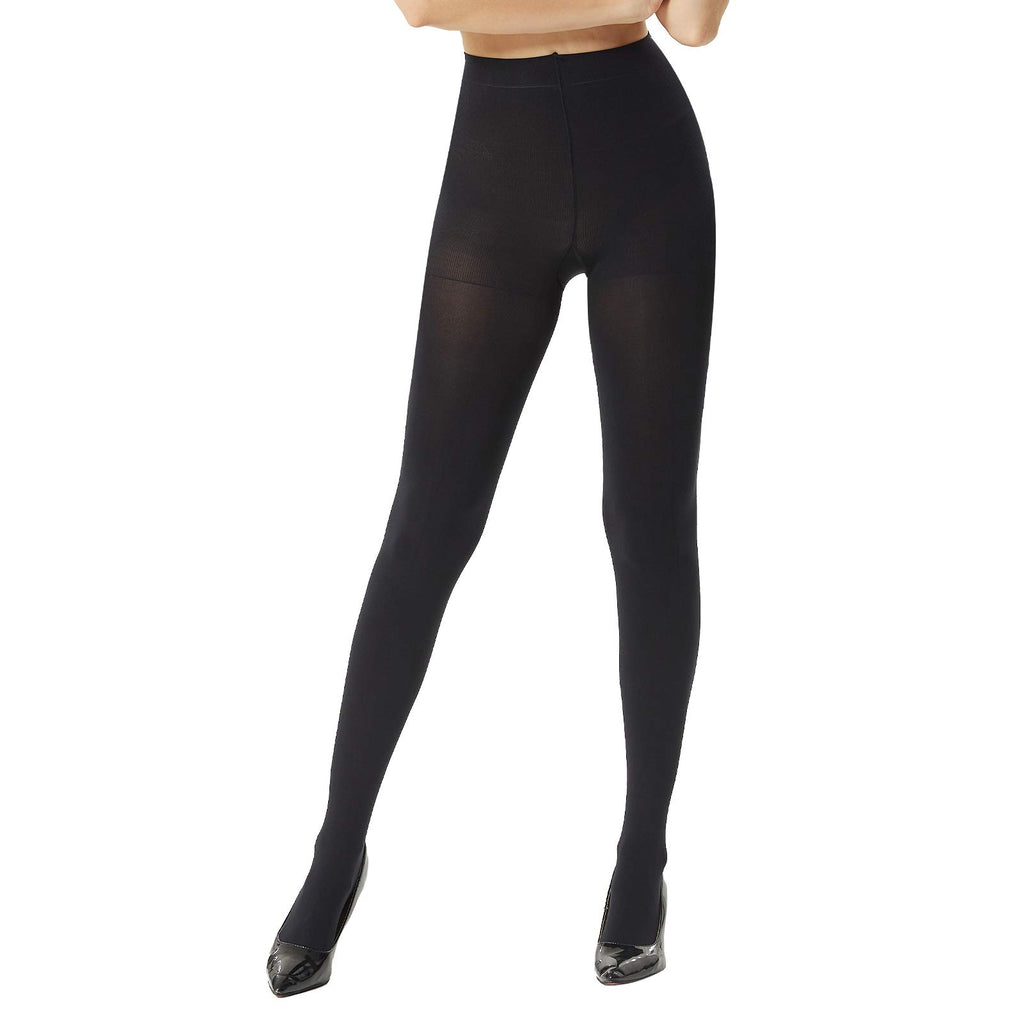 Women's 2 Pairs Super Opaque Tights for Women 120 Denier Control Top Pantyhose - Image 4