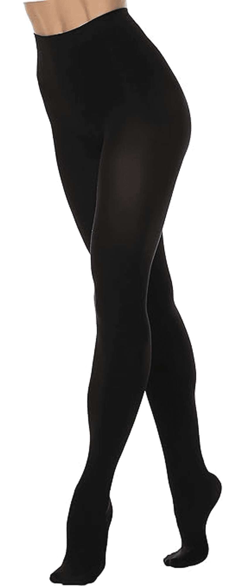 2 Pair Tights for Women Set Pantyhose with Reinforced Toe Black Stockings Fashion Pantyhose Soft Opaque Tights - Image 3