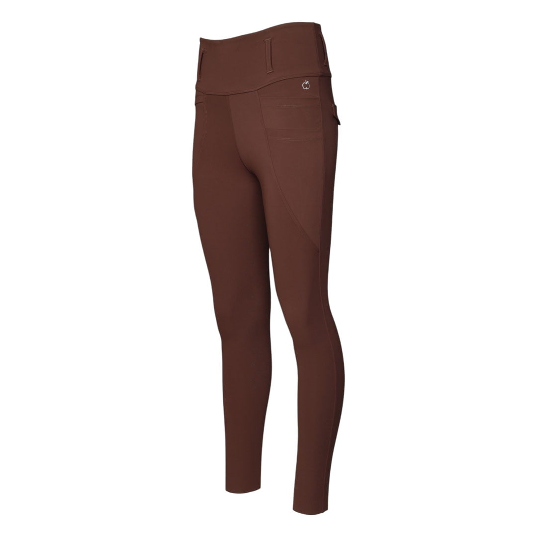 Kids Essential Full Seat Tights-Chocolate-6-7