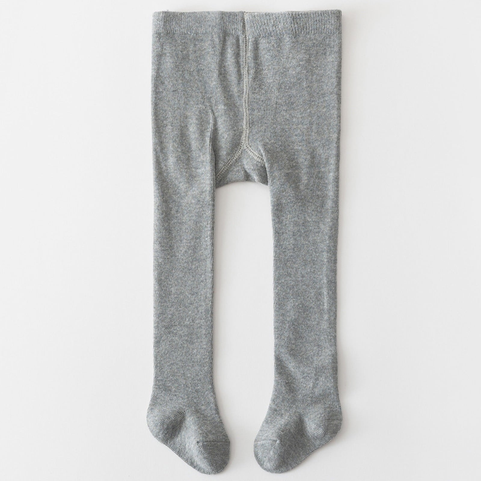 Baby Girls Tights Leggings Cable Knit Toddler Winter Socks Newborn Cotton Stockings Pants Grey 0-9 Months - Image 2