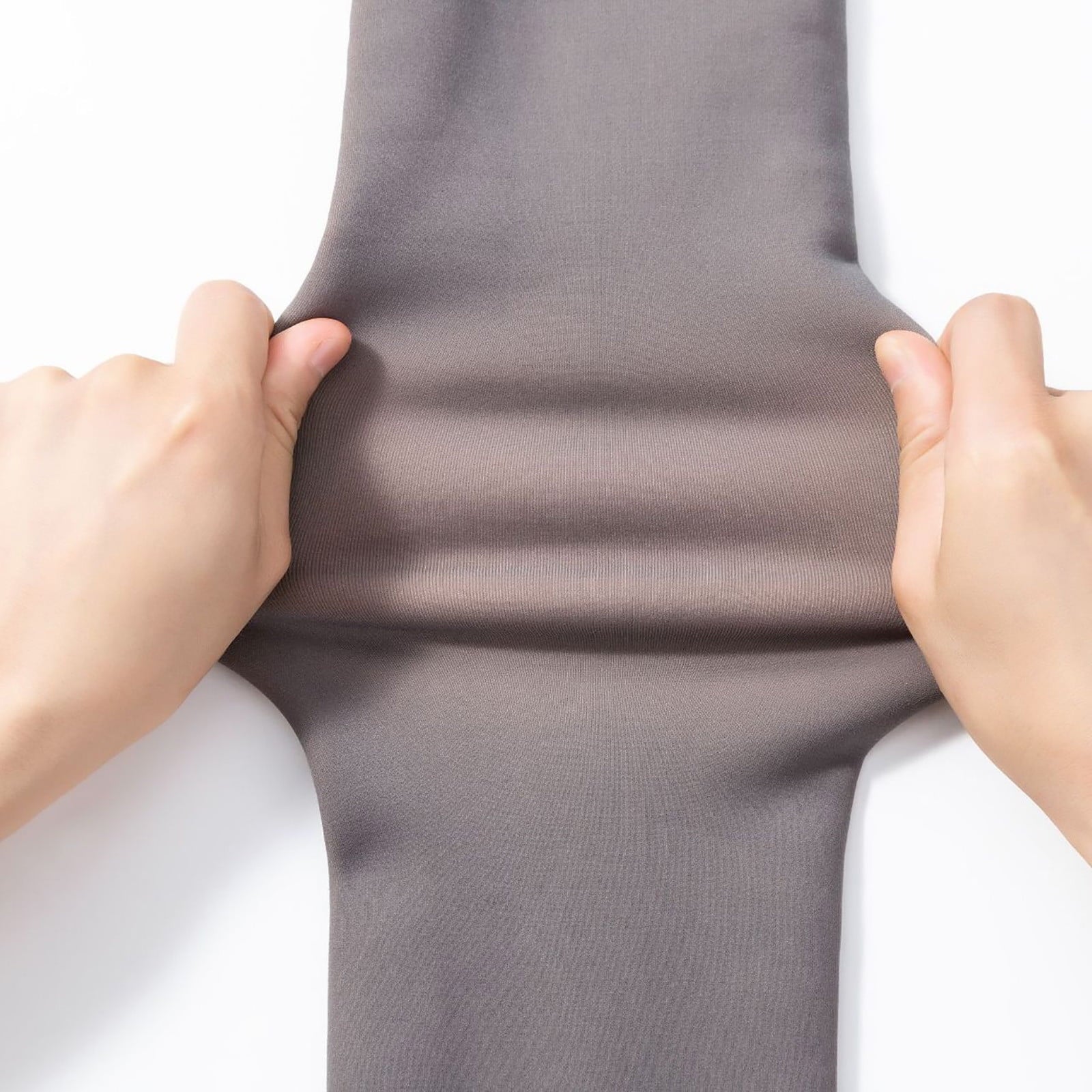 2 Pair Fleece Lined Tights Women Fake Translucent Sheer Warm Pantyhose Leggings Thermal Thick Tights for Dresses (One Size, Gray|220g)