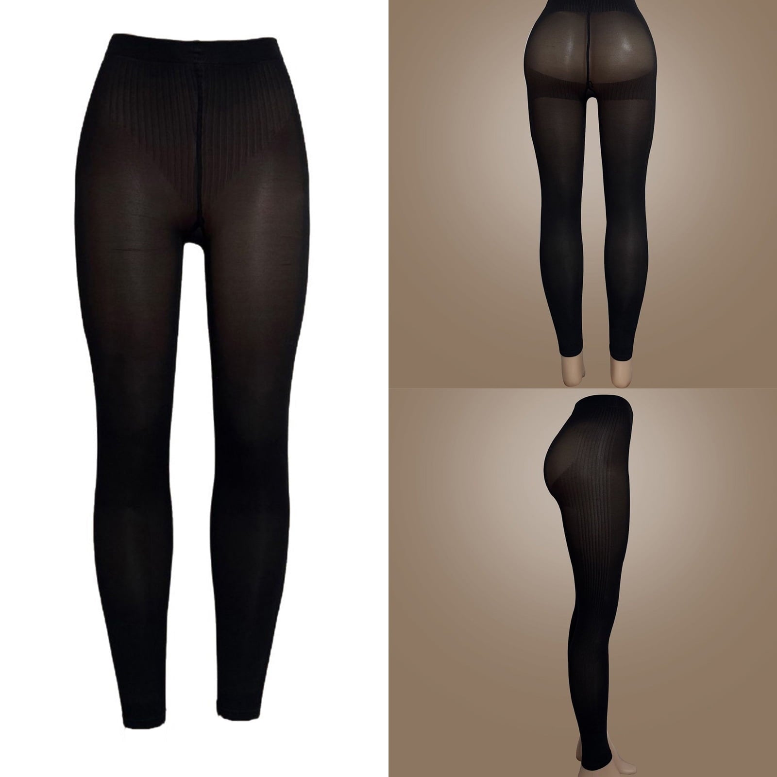 High Waist Compression Tights For Women Seamless Butt Shaping Leggings Breathable Nylon Fabric Slimming Pantyhose