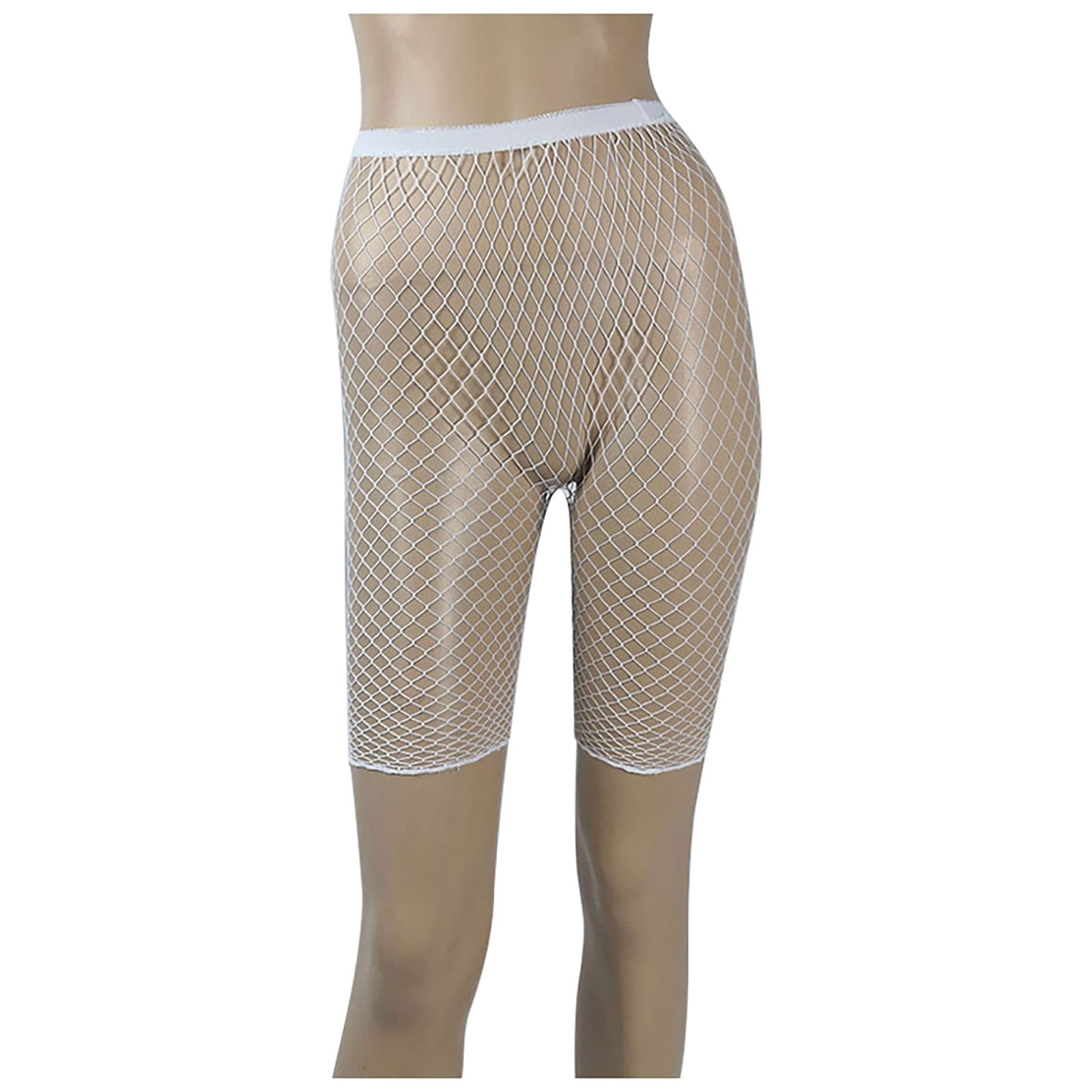 Fishnet Tights Women's Sexy Fashion Hollow Out See Through Mid Calf Fishnet Socks Bottoming Socks (Middle To Big Net)... - Image 3