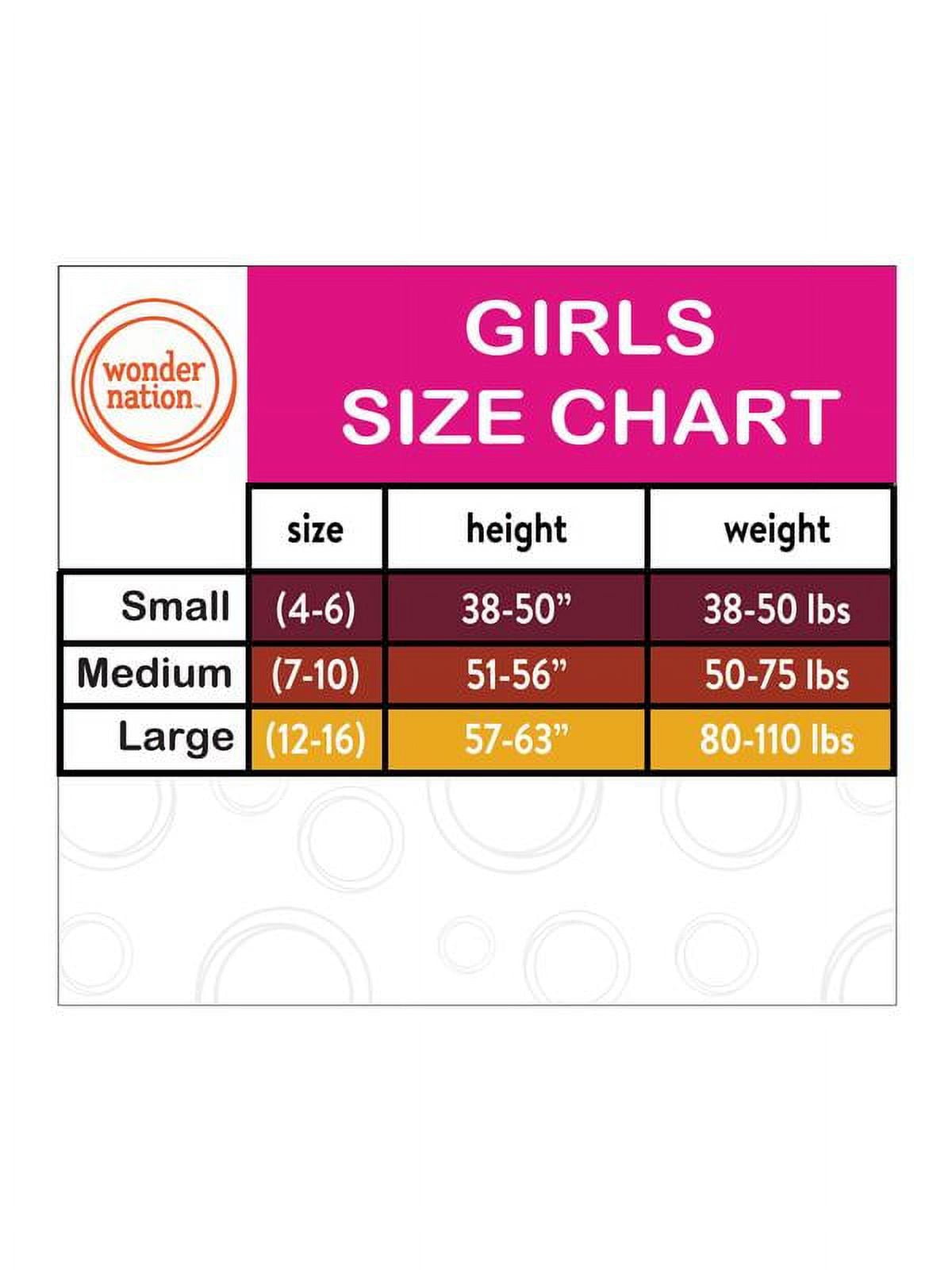Girls' Sheer Pantyhose, 3 pack, Sizes 4-16 - Image 2