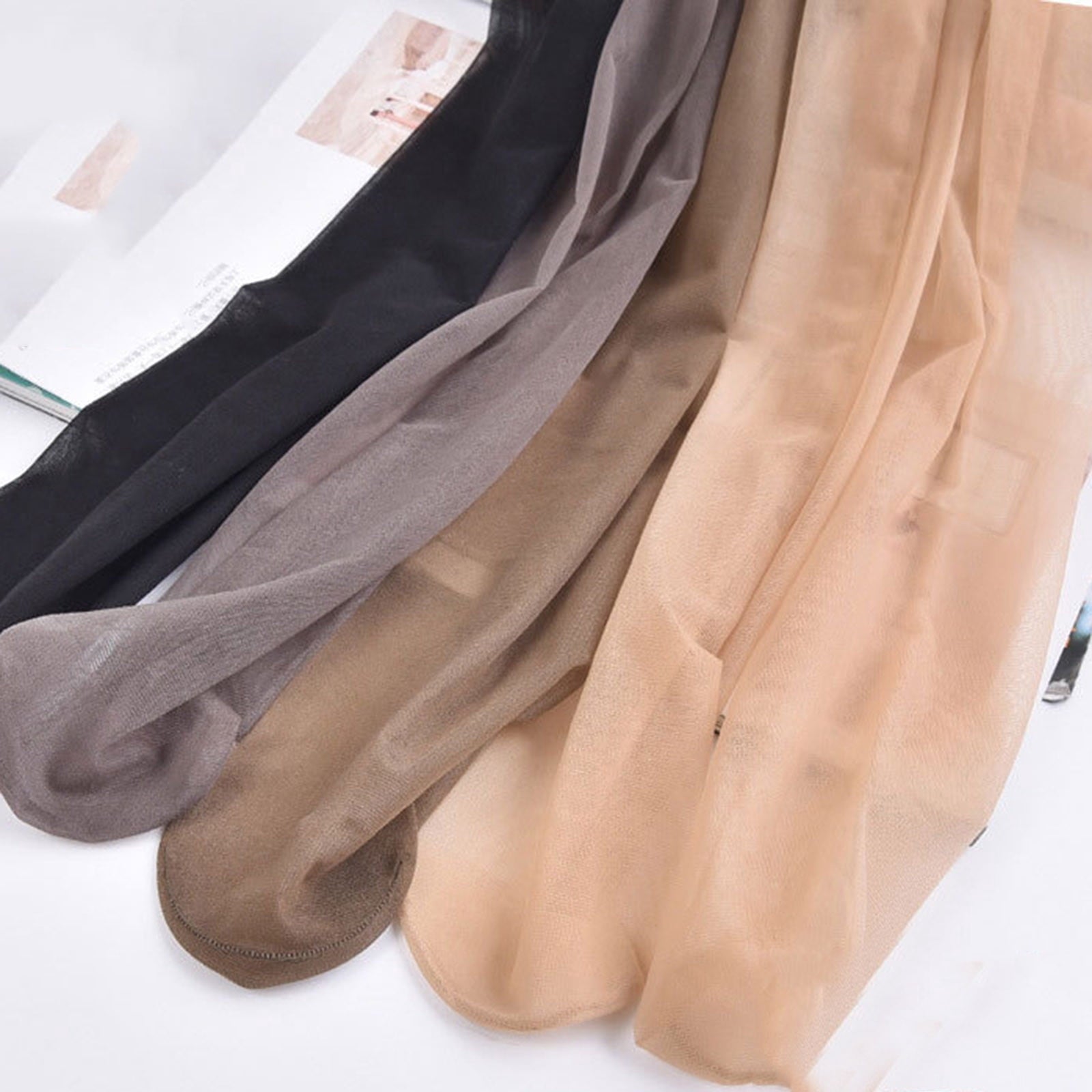 Womens Tights Clearance, Women Control Top Pantyhose With Run Light Support Legs Sheer Tights Compression Socks for Women Crew Socks for Wom - Image 3