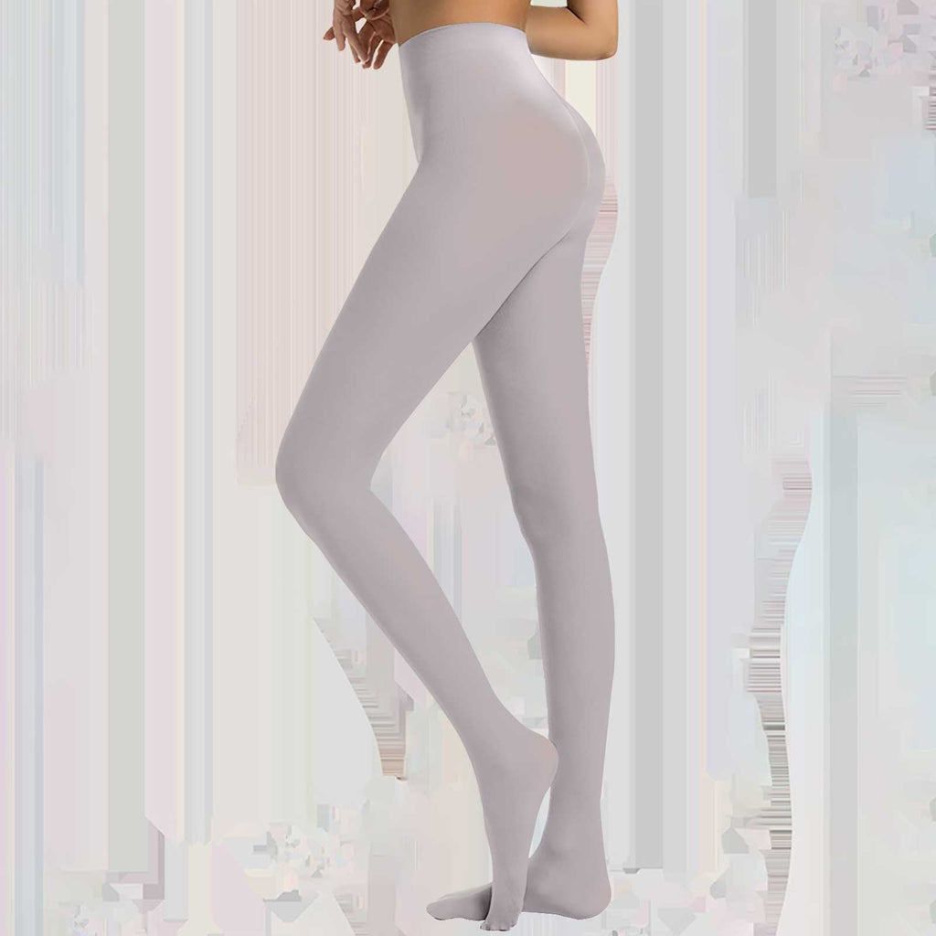 Tights for Women Semi Opaque Girls Leggings Solid Color Footed Pantyhose Tights Tights Women Skin Tone White