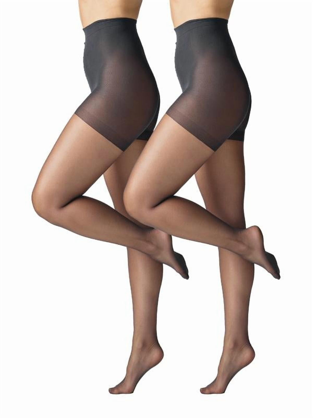 Women's Sheer Support Pantyhose, 30 Denier Sheer, 2-Pack, Sizes S-3XL