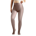 Winter Thermal Lined Leggings for Women Cozy Velvet Soft Thick Cold Weather Tights Grey,350G