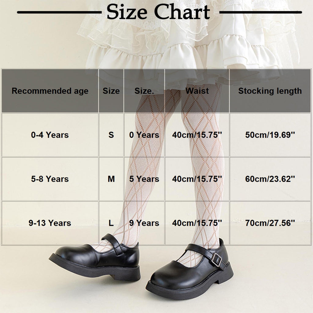 Girls Lace Tights Kids Sheer Fishnet Stockings Toddler Stockings Spring Heart Pattern Hollow Summer Pantyhose 9-13 Years - Image 2