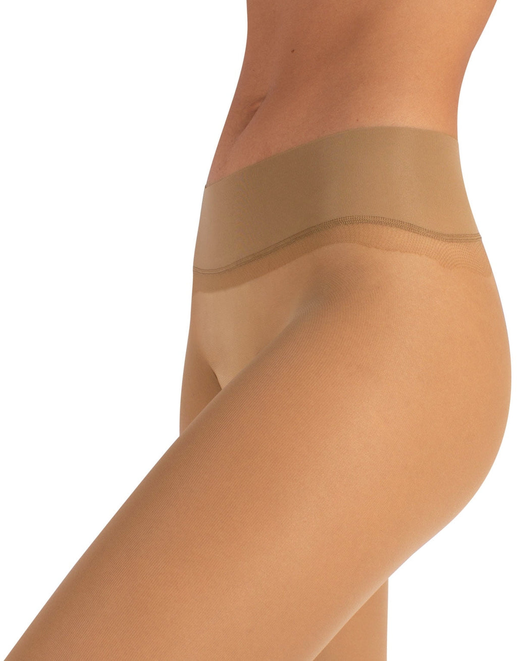 Seamless Sheer Tights with Comfortable Waistband, 15 Dernier Pantyhose (XX-Large, Skin) - Image 2