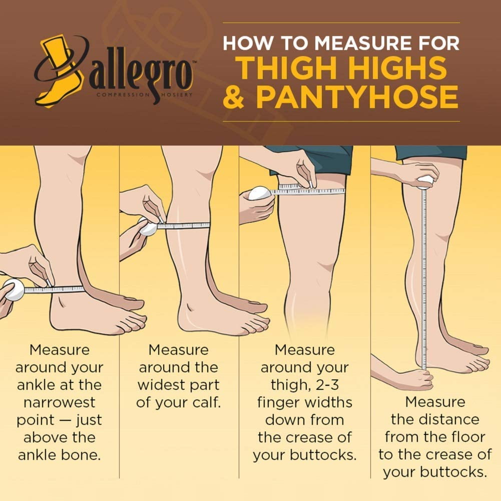 Essential Sheer Support Pantyhose 15-20 mmHg Compression Stockings - Image 4