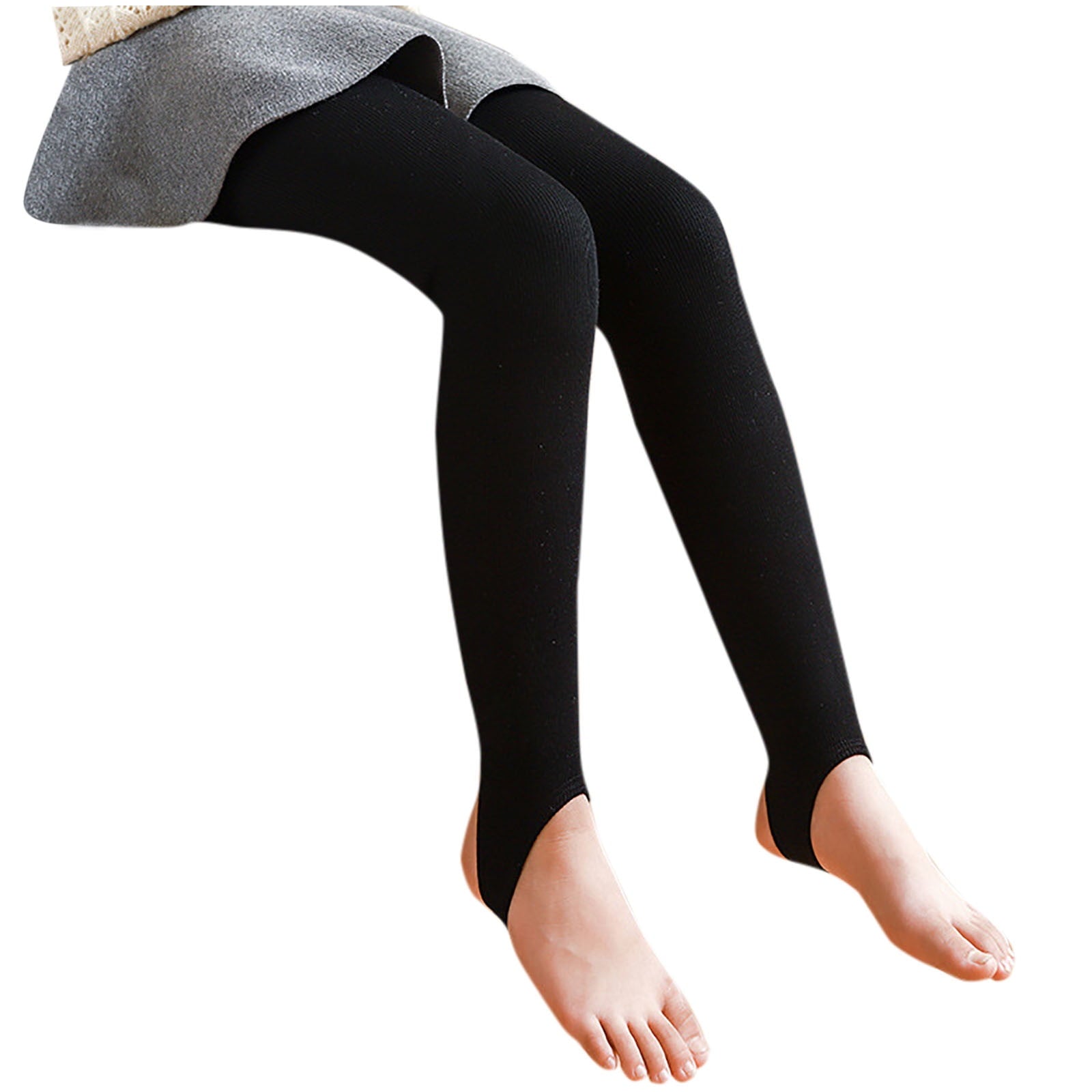 Girls Dance Tights Kids Fleece Lined Leggings School Uniform Winter Warm Pantyhose 5-15 Years - Image 2