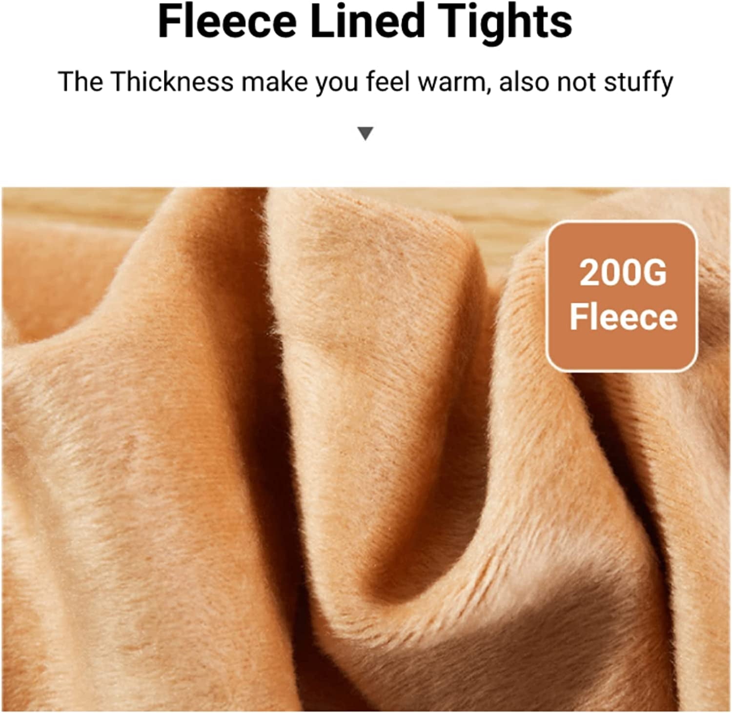 Women Fleece Lined Tights Winter Pantyhose Warm Thermal Opaque Insulated Textured Matt Thick Inner Plush Heavy Fluffy