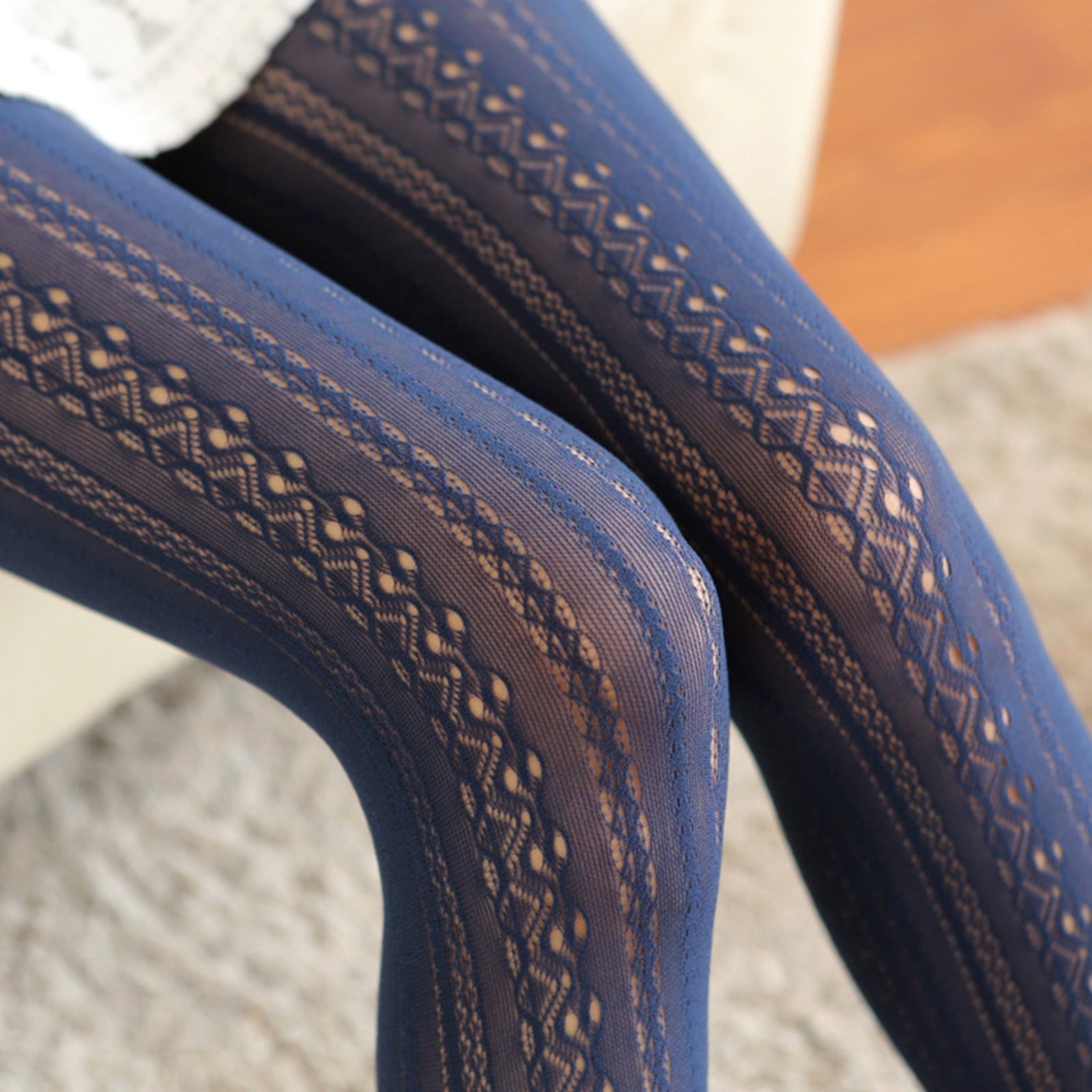 Women Retro Slim Transparent Carved Lace Stockings Pantyhose Hollow Socks Tights Stocking Pattern Pantyhose Women Tig...
