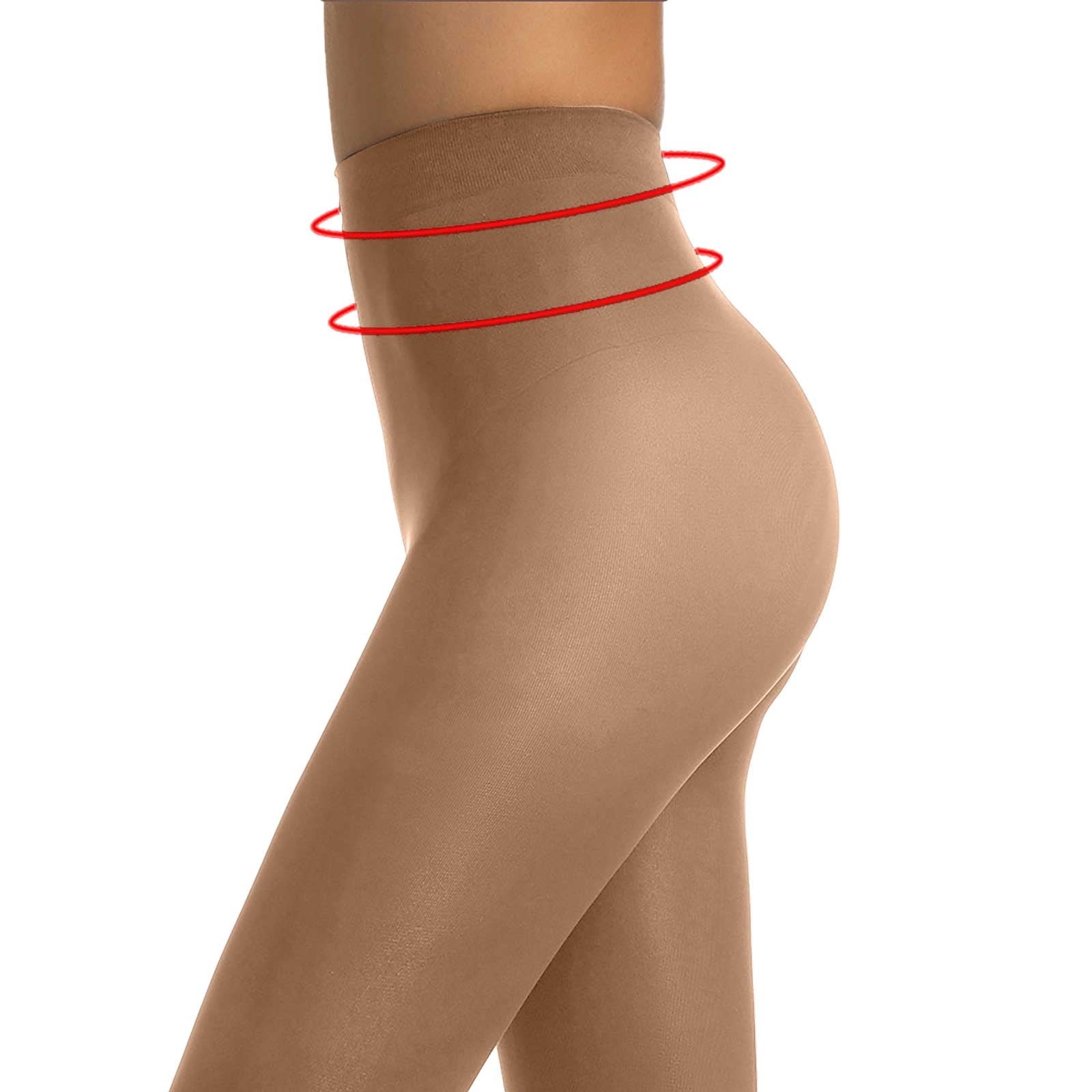 Thigh High Socks Semi Opaque Girls Leggings Solid Color Footed Pantyhose Tights Socks For Women - Image 2
