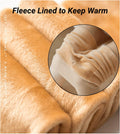 Women Fleece Lined Tights with Control Top, Sheer Warm High Waist Pantyhose Thermal Thick Opaque Leggings Winter Fall
