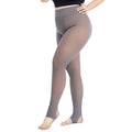 2 Pair Fleece Lined Tights Women Fake Translucent Sheer Warm Pantyhose Leggings Thermal Thick Tights for Dresses (Free Size, Gray|90g)