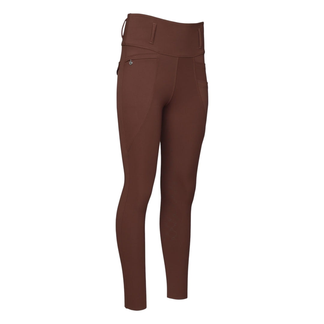 Kids Essential Full Seat Tights-Chocolate-6-7 - Image 3
