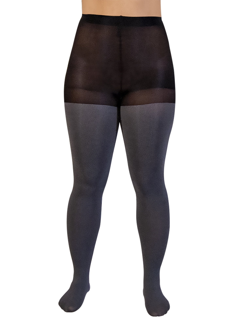 Opaque Control Top tights - 2 pair pack - Image 3