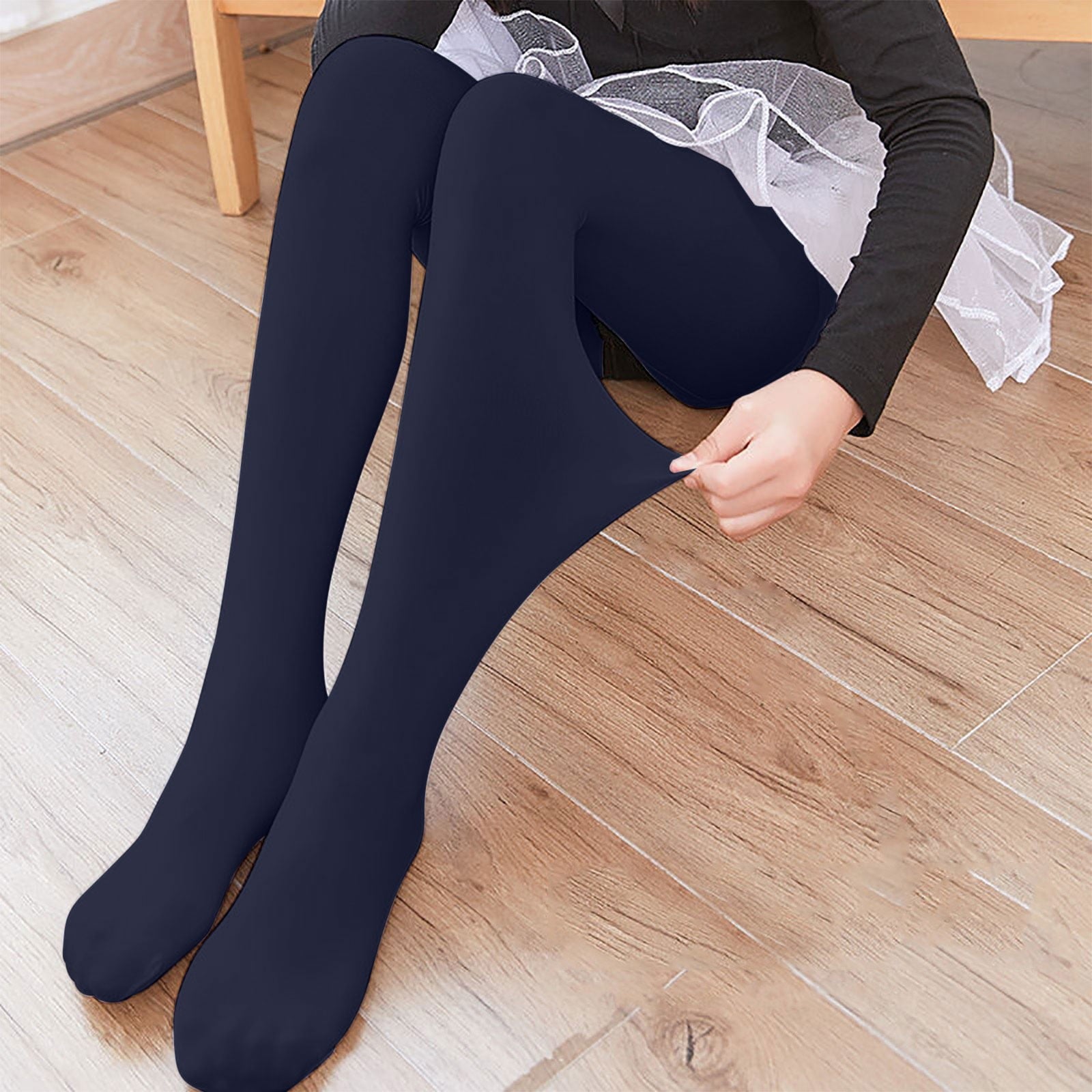 Funky Tights Pantyhose Stockings Free Size Average Size Blue - Image 2