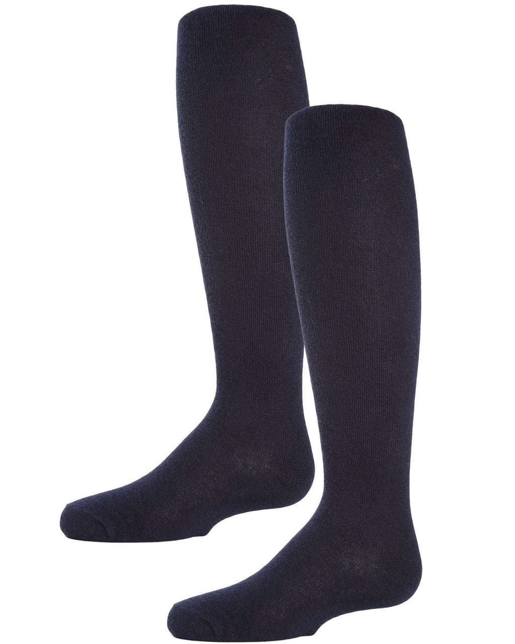 2 Pair Pack Essentials Cotton Tights - Girls - Female, 4, Charcoal - Image 2