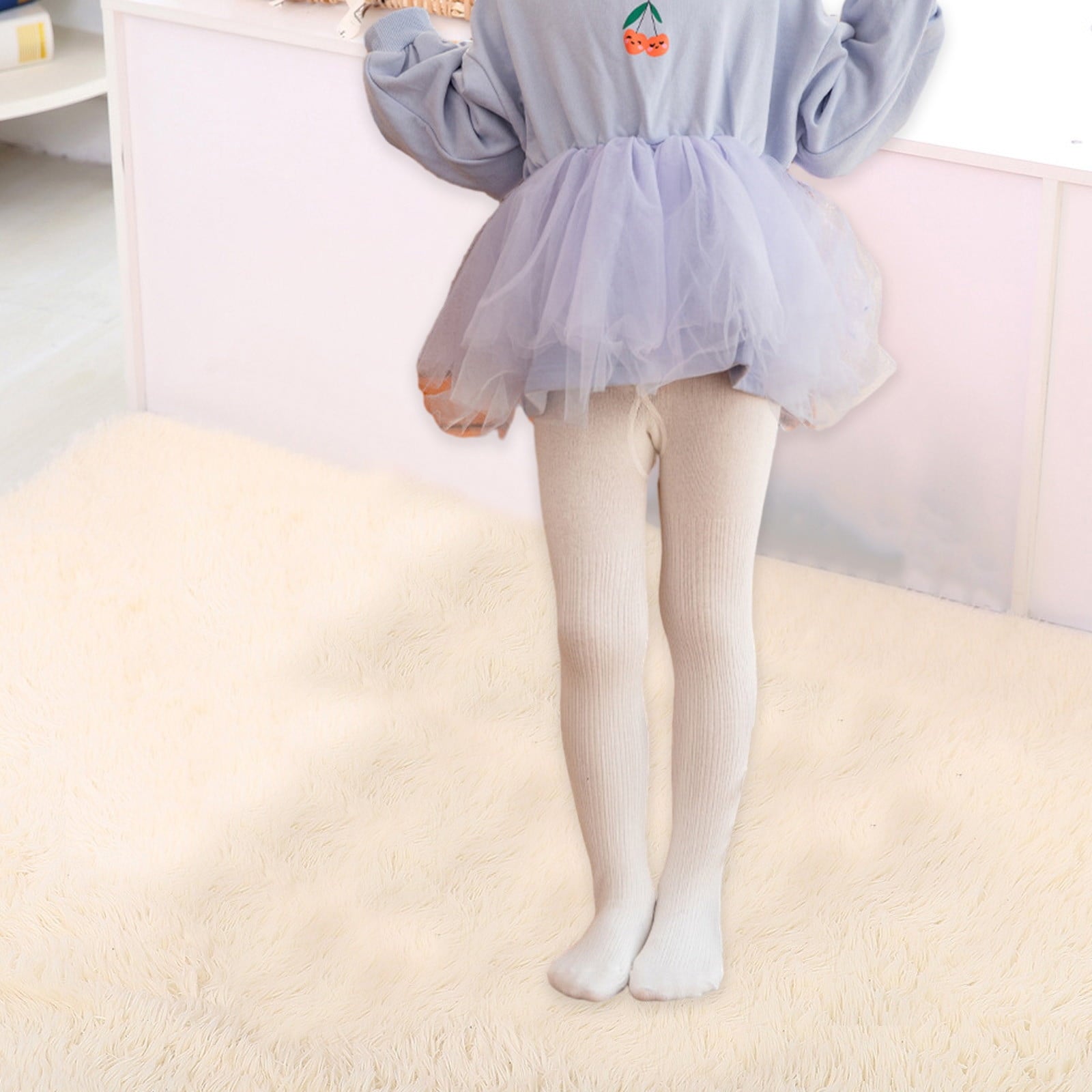 Soft Cotton Tights for Girls Fall Winter Warm Seamless Leggings Toddler Kids Comfy Pantyhose Pants Sales Today Cleara... - Image 5
