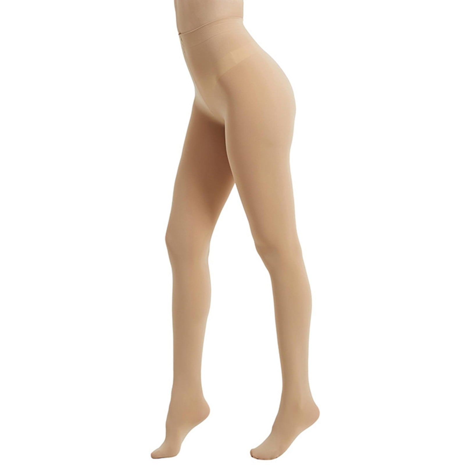 Dance Tights Women Skin Colored Opaque 80D Pantyhose High Waisted Tight for Women