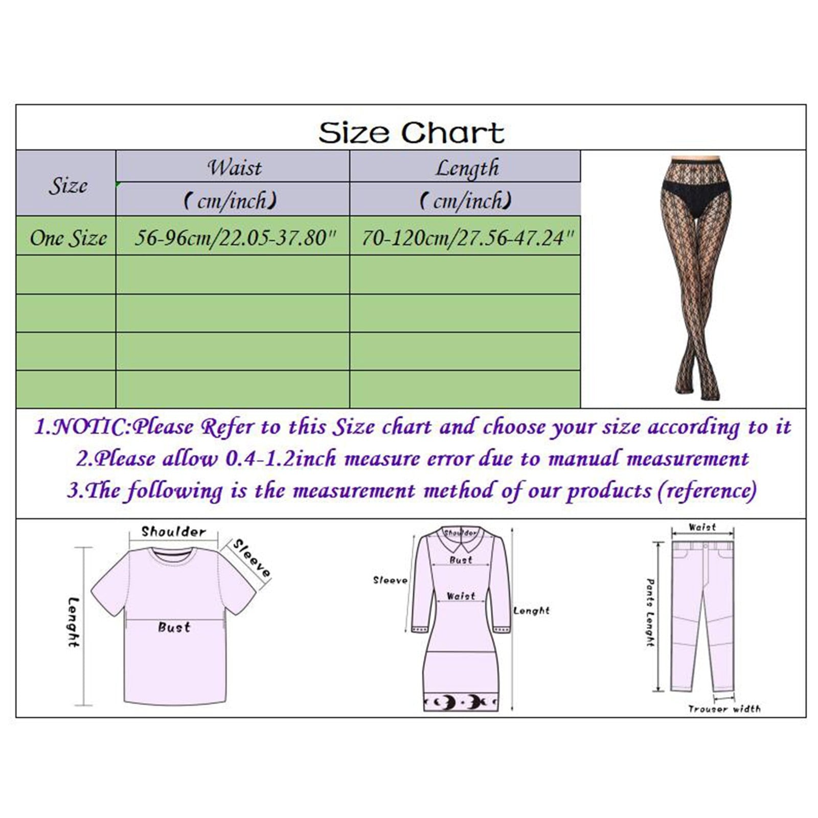 Control Top Pantyhose for Women Panty Hose Women's Control Top Leggs Pantyhose for Women Panty Hose Fishnets for Wome...