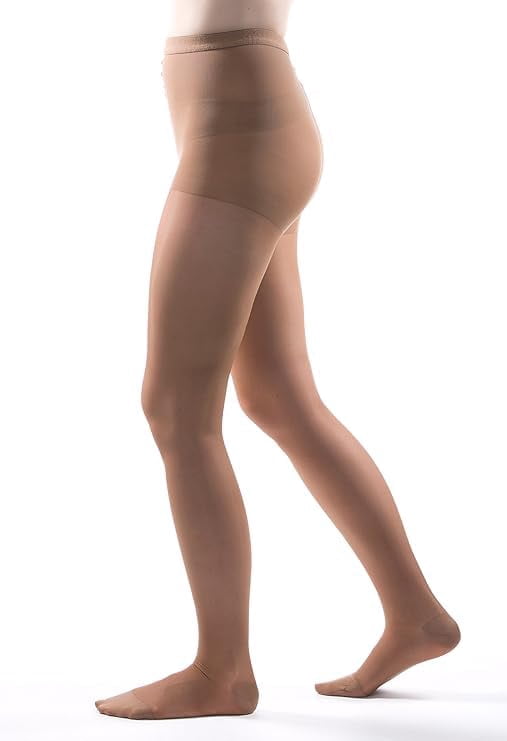 Allegro 20-30 mmHg Essential 33 Sheer Support Pantyhose (Taupe) X-Tall - Image 5