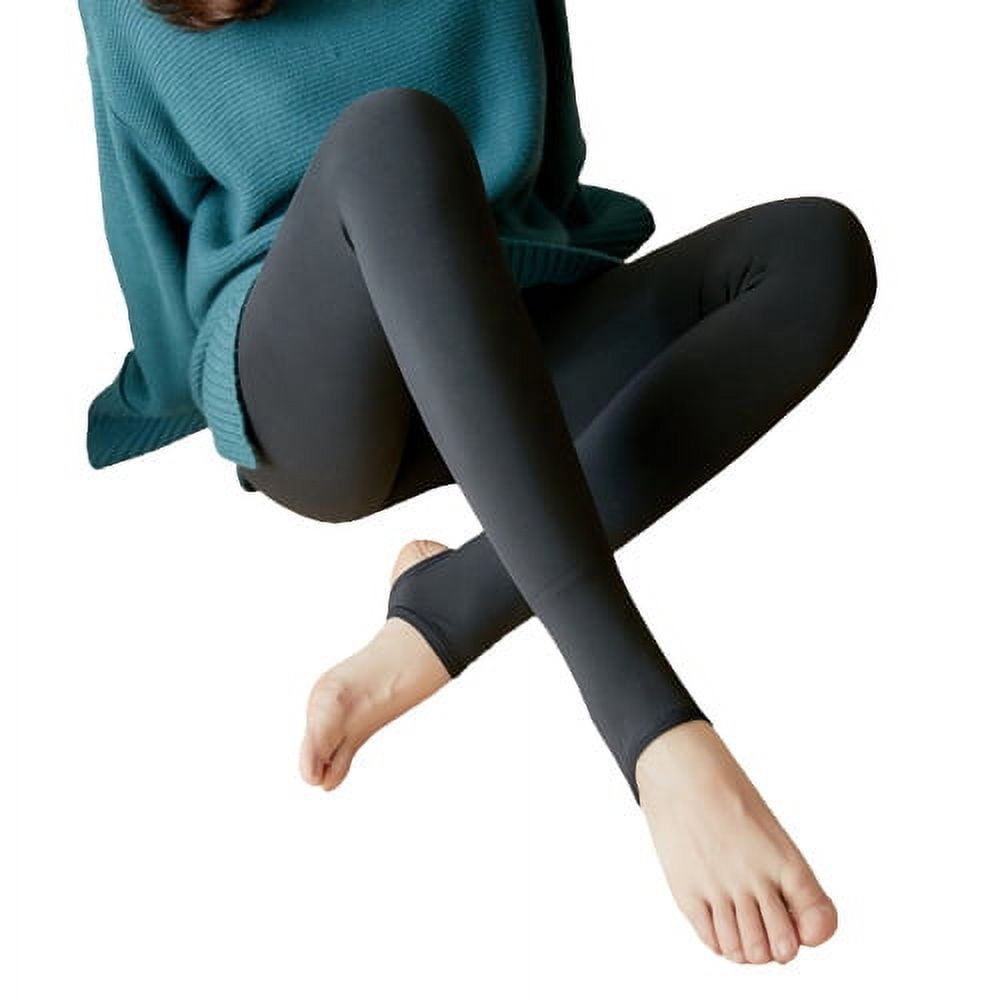 Womens Opaque Slimming Tights -High Waist Tummy Compression Pantyhose with Control Top - Image 5