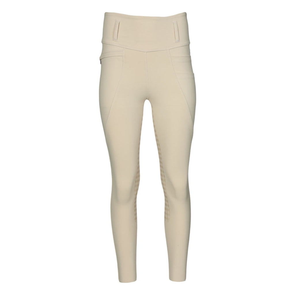 Gingham Essential Full Seat Tights-Tan-M - Image 6