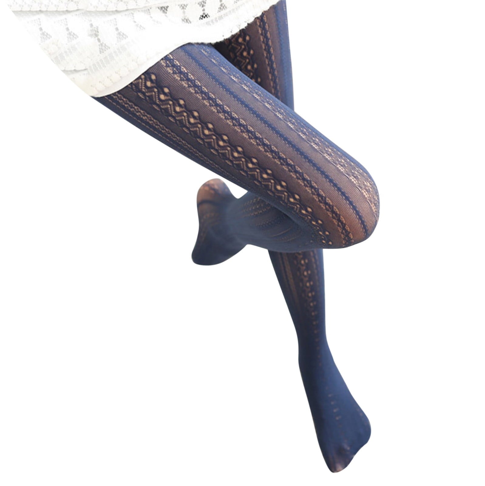 Women Retro Slim Transparent Carved Lace Stockings Pantyhose Hollow Socks Tights Stocking Pattern Pantyhose Women Tig... - Image 4