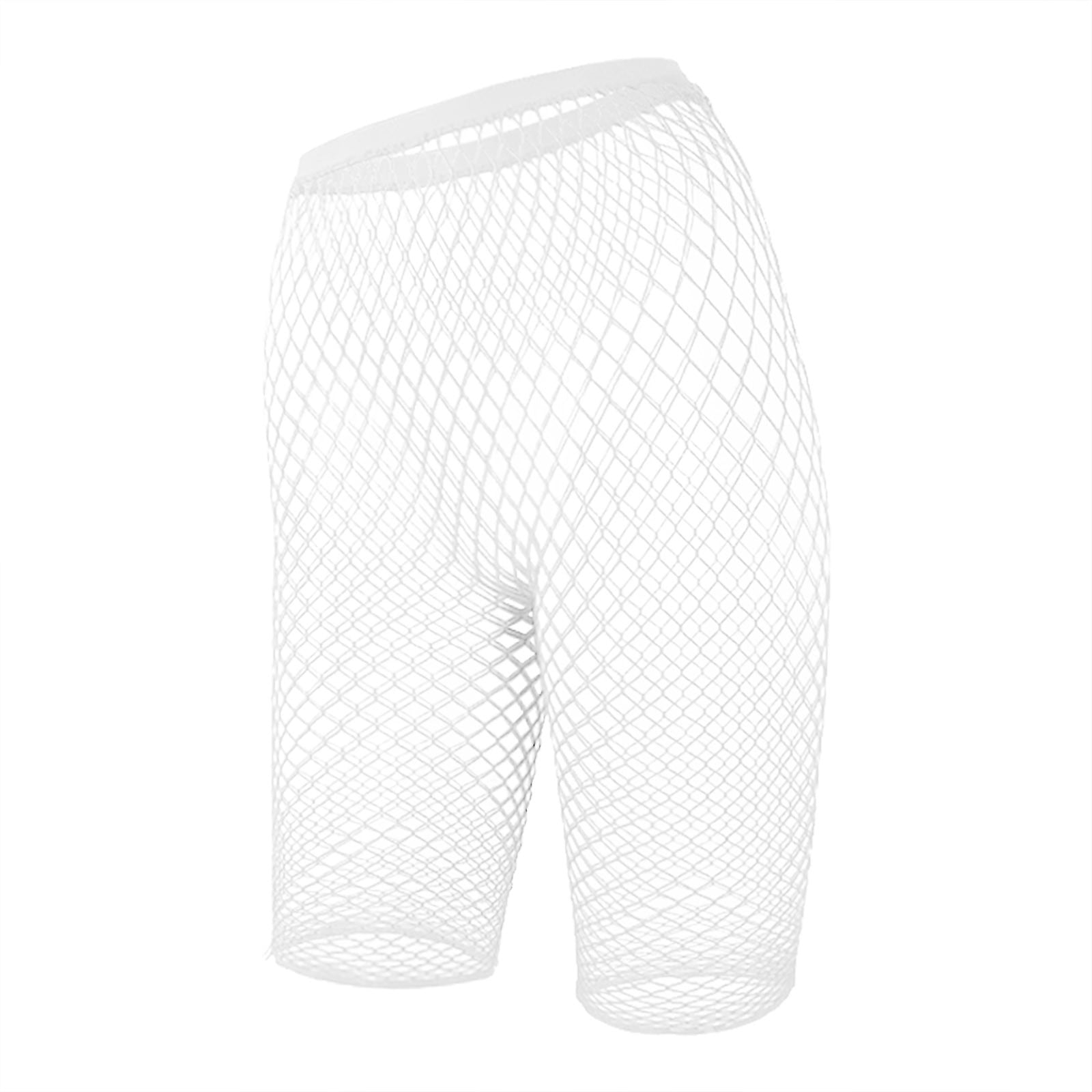 Fishnet Tights Women's Sexy Fashion Hollow Out See Through Mid Calf Fishnet Socks Bottoming Socks (Middle To Big Net)... - Image 4