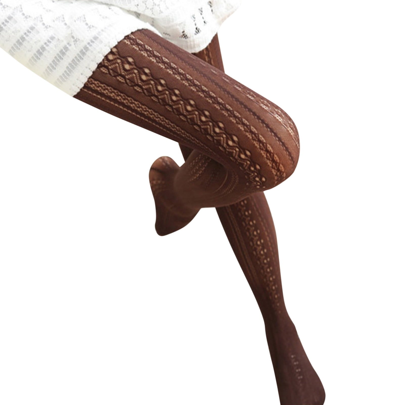 Womens Pantyhose Mesh Carved Lace Hollow Tights Valentine'S Day Daily Wear Retro Slim Stylish Leggings For Lady - Image 4