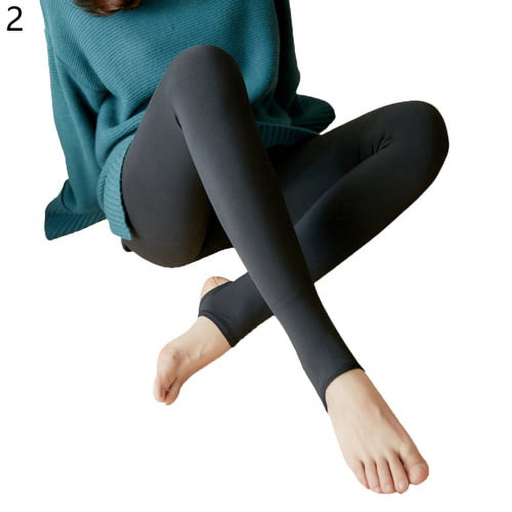 Womens Opaque Slimming Tights -High Waist Tummy Compression Pantyhose with Control Top