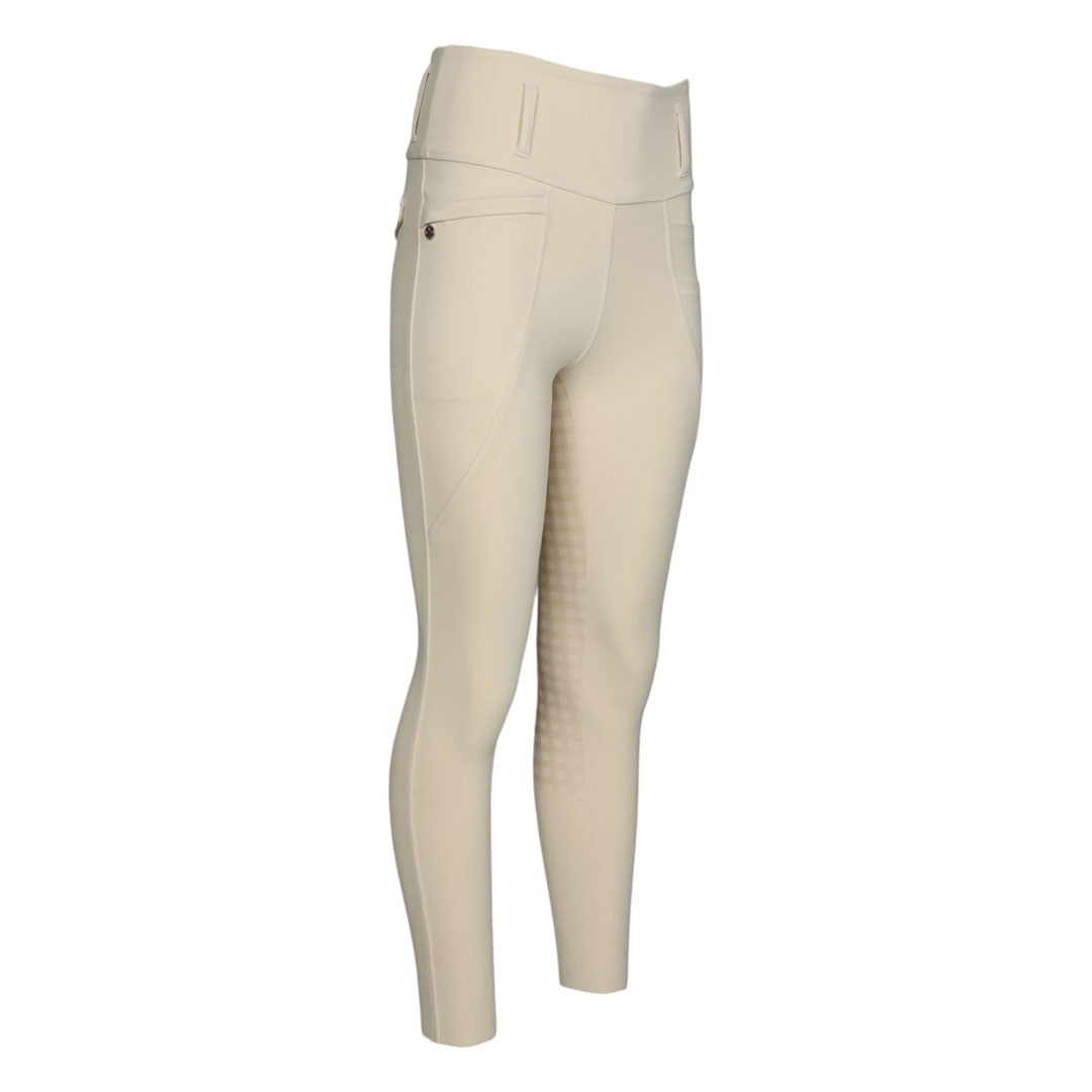 Gingham Essential Full Seat Tights-Tan-M - Image 2