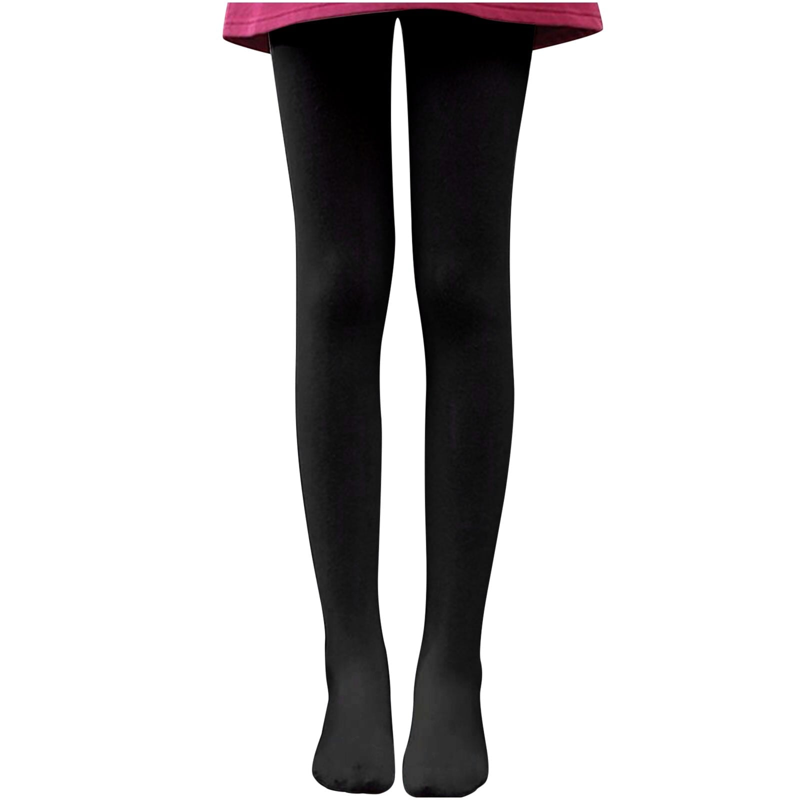 2 Pair Fleece Lined Black Tights for Women Thermal Dance Pantyhose Winter Ladies Tight - Image 3