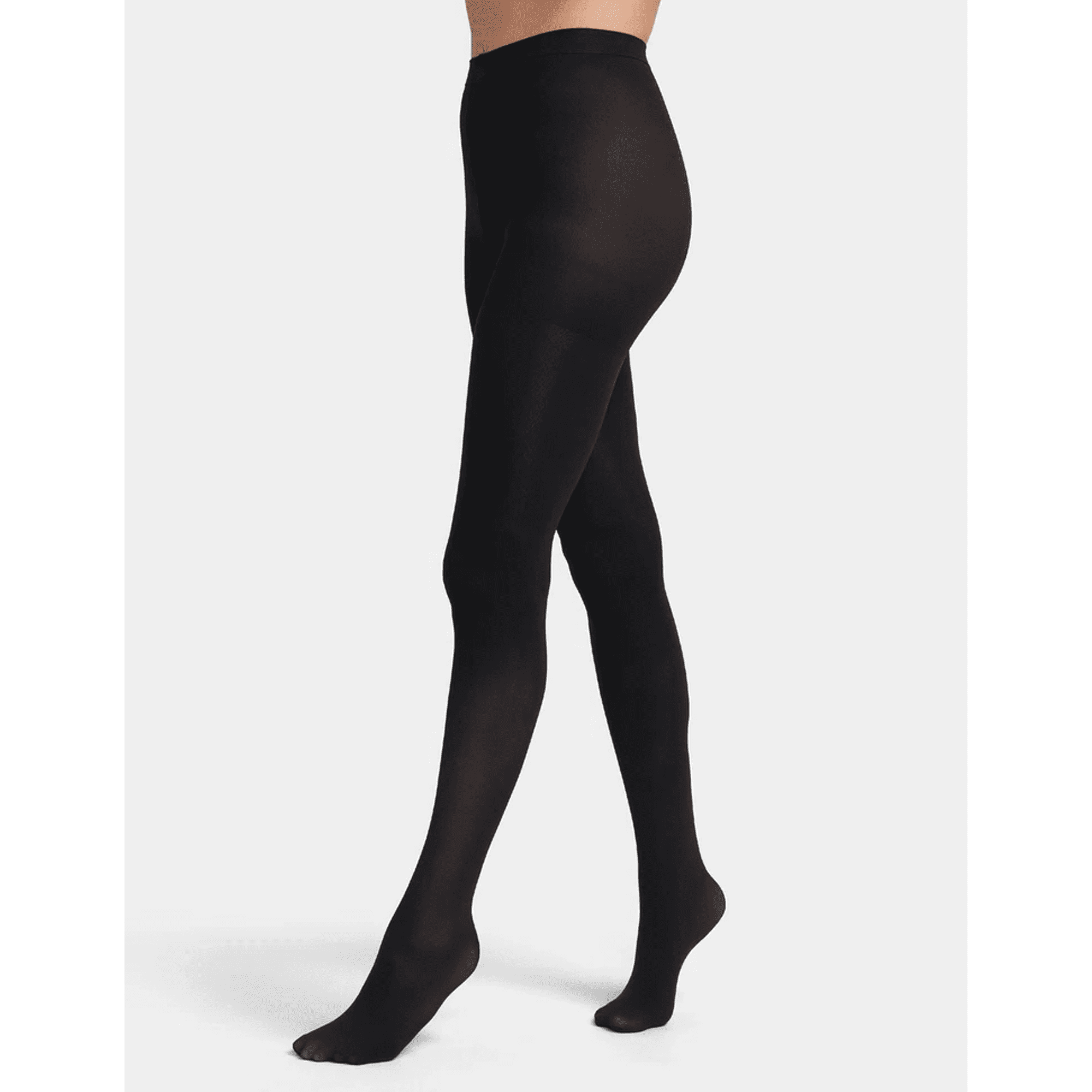 2 Pair Tights for Women Set Pantyhose with Reinforced Toe Black Stockings Fashion Pantyhose Soft Opaque Tights - Image 5