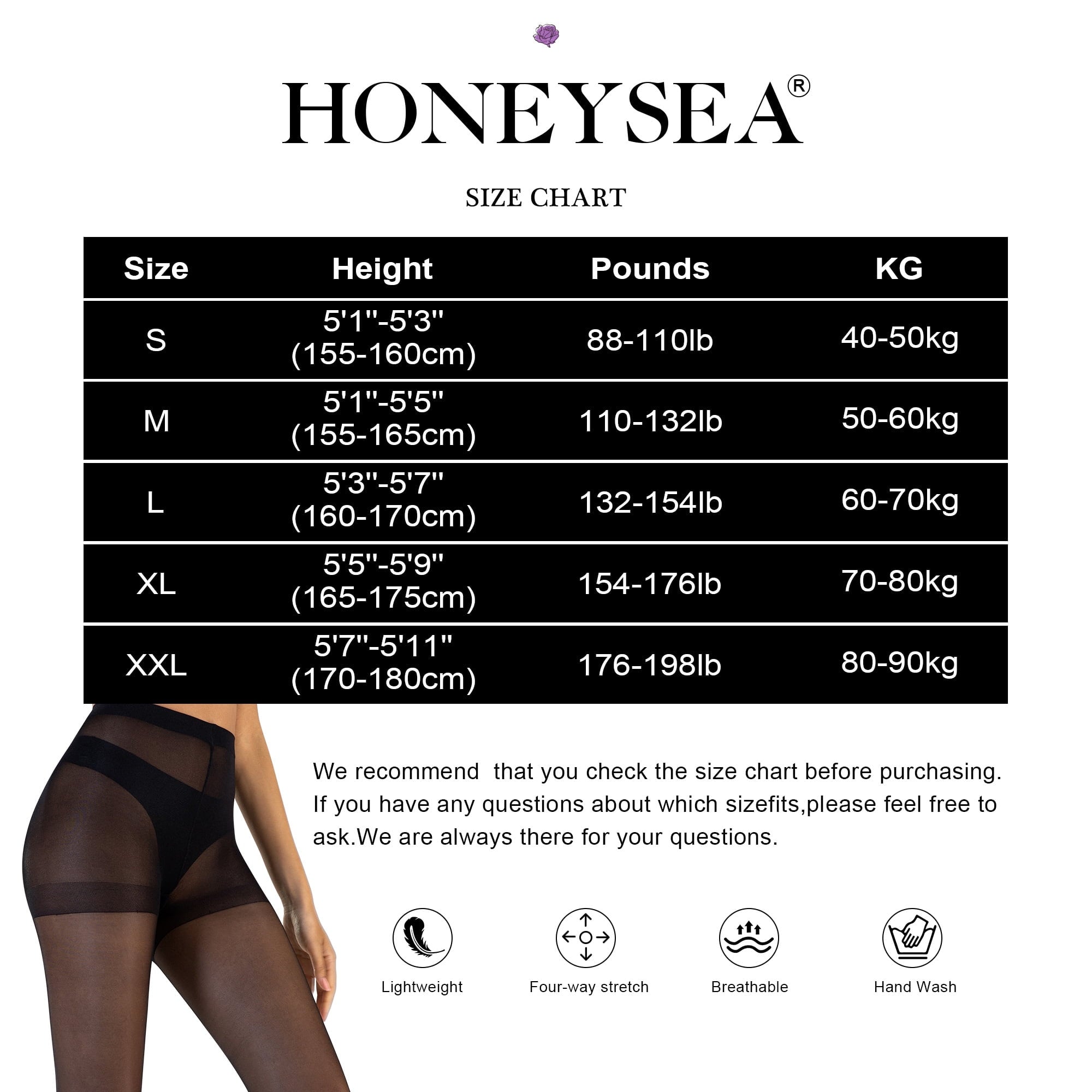 3 Pairs Sheer Tights for Women, 20D Nude Tights High Waist Pantyhose with Reinforced Toe - Image 2