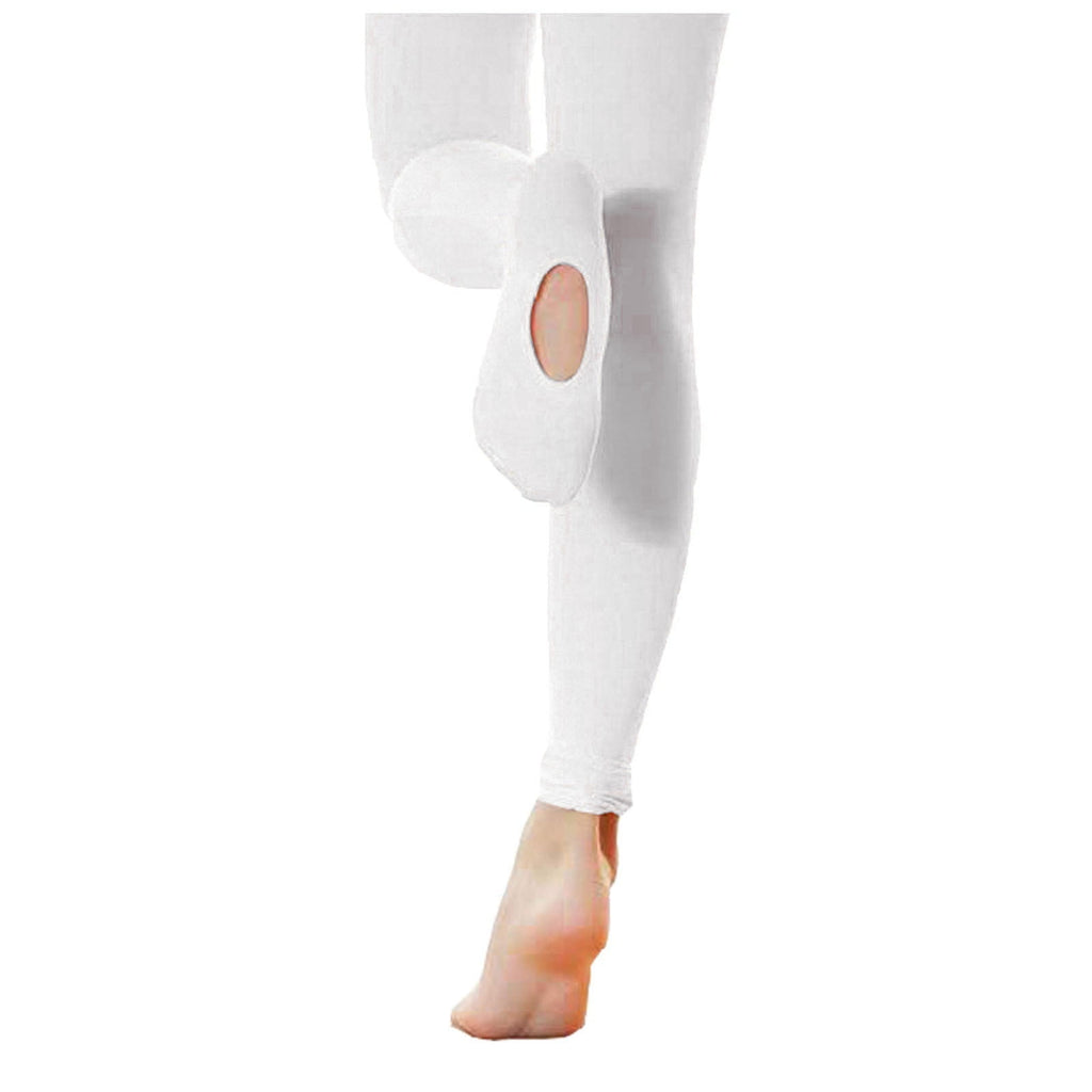 Girls Tights Cotton Lightweight Skinny Stretchy Cute Solid Color Kids Teens Pantyhose High-Waisted Yoga Dancing Ballet Stockings White 7-8 Y - Image 6