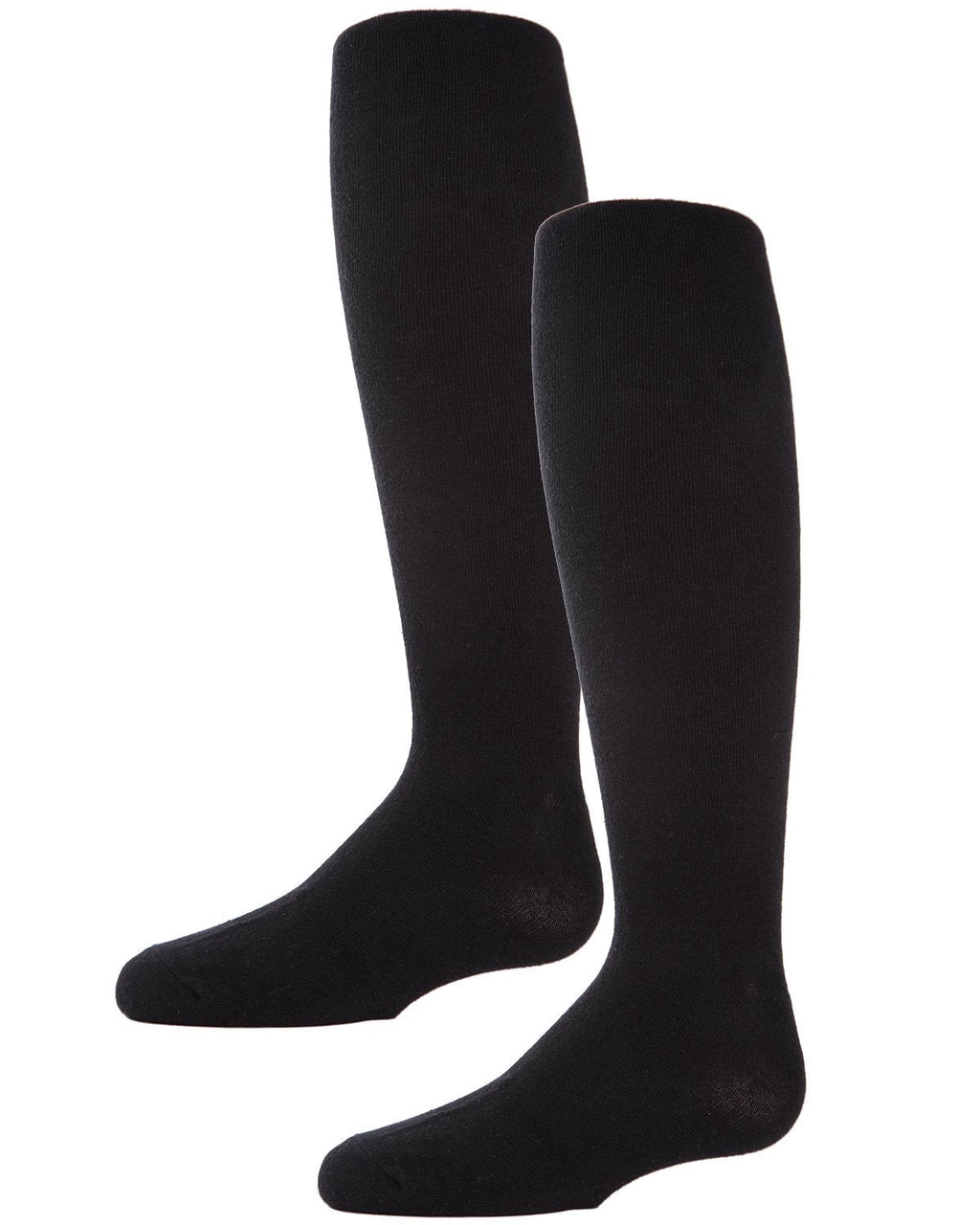 2 Pair Pack Essentials Cotton Tights - Girls - Female, 4, Charcoal - Image 3