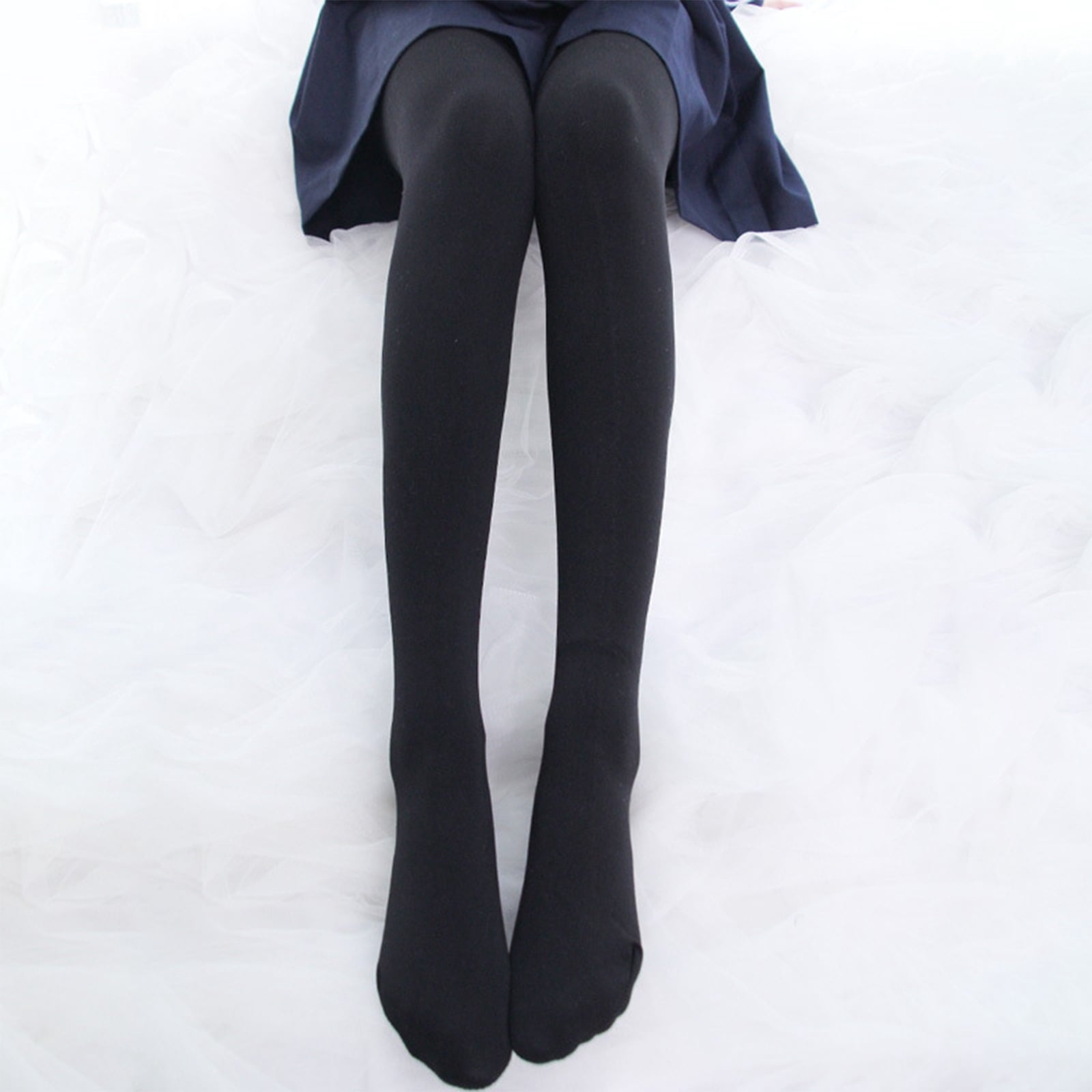 Women Spring 120D Opaque Pantyhose Simple Solid Color Control Top High Elastic Shaping Tights Seamless Stockings Legging - Image 5