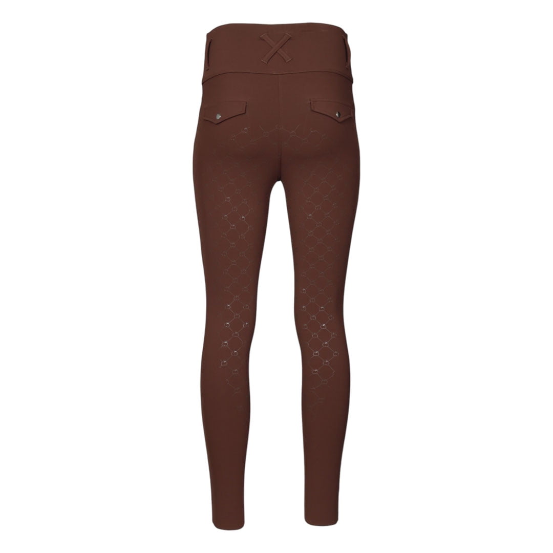 Kids Essential Full Seat Tights-Chocolate-6-7 - Image 2
