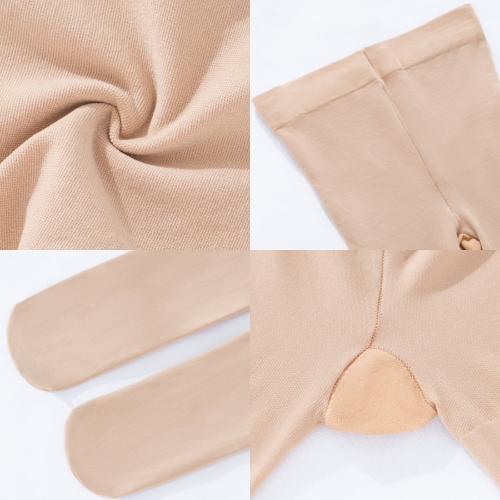2 High-Waist Opaque Tights Microfiber Control Top Pantyhose One Size - Image 5